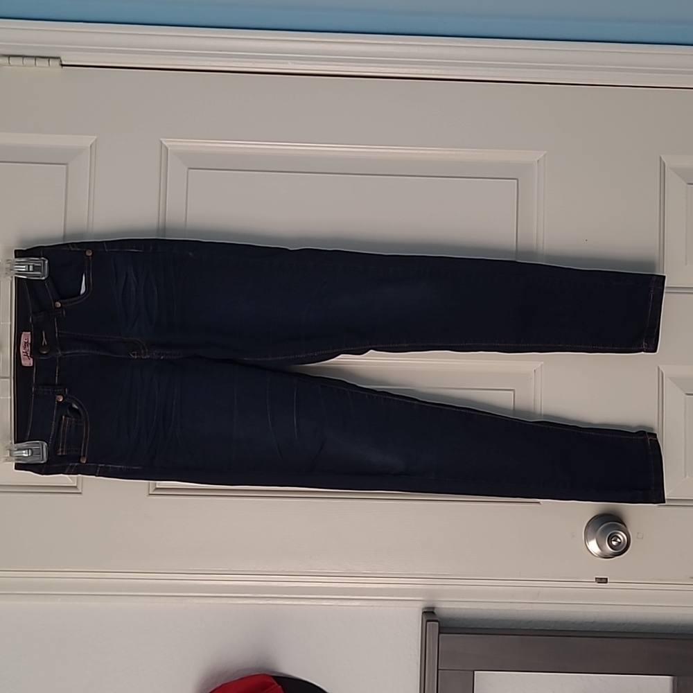 Dark blue skinny jeans